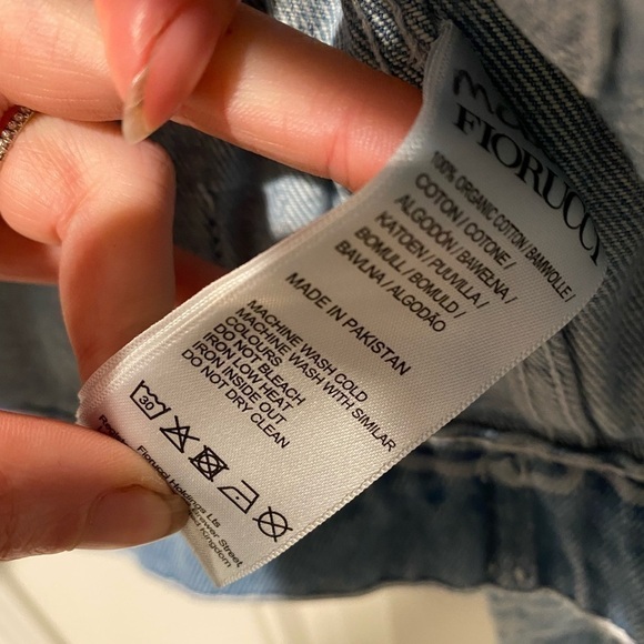 FIORUCCI ALL OVER ANGELS DENIM JACKET BLUE - Picture 8 of 13